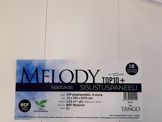 Sisustuspaneeli Melody Tango MDF 10x195